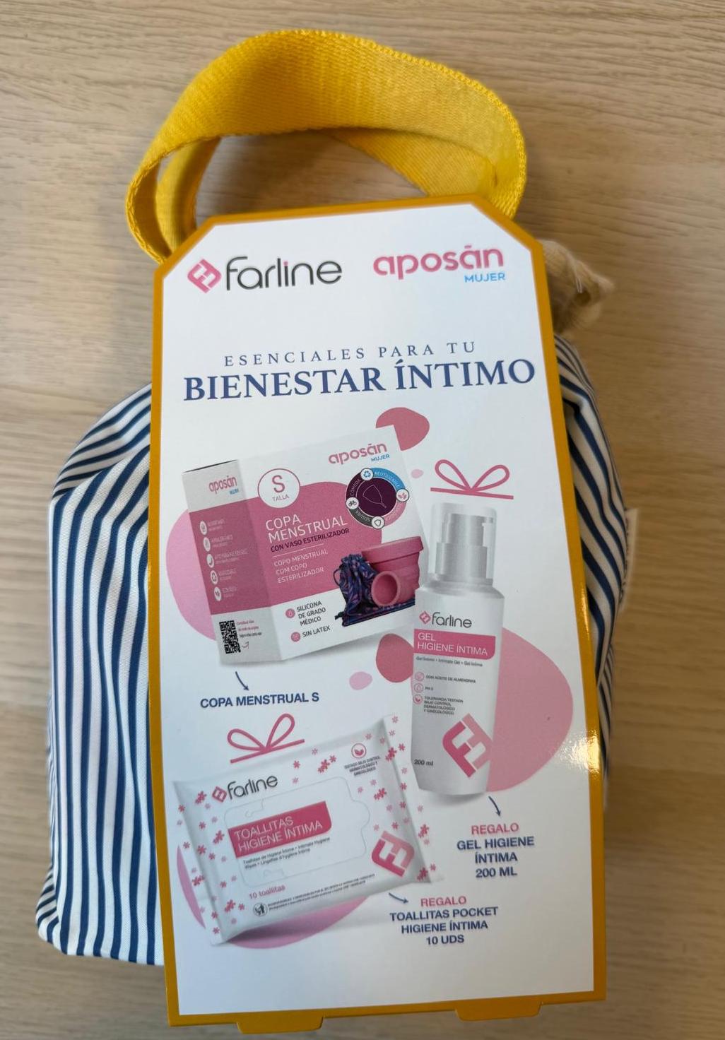 Neceser Farline Copa Menst tl + Toall+ gel Intimo